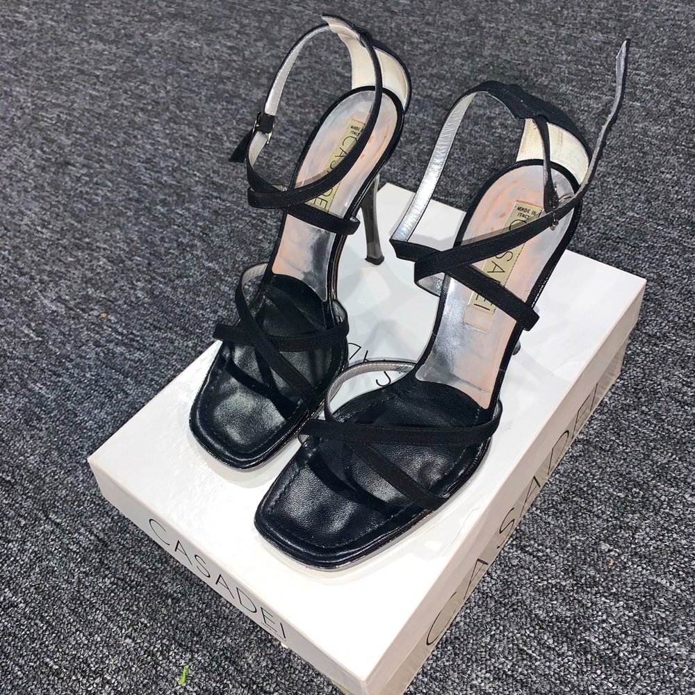 Casadei Maldives Nero Heel